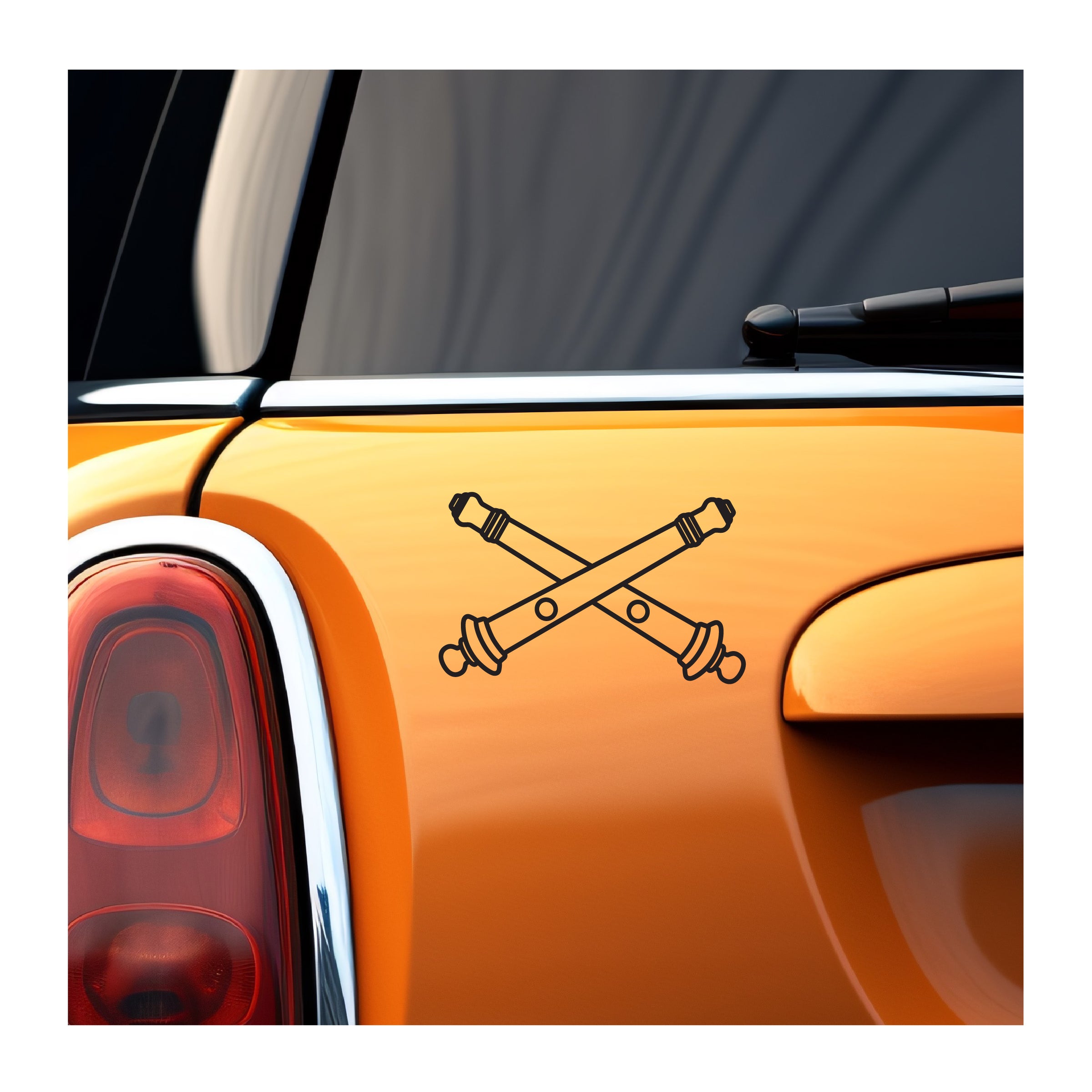 crossed cannons for field artilery